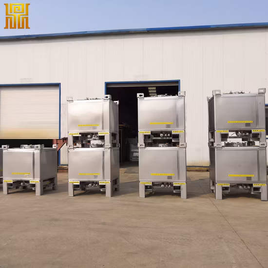 550 Gal Stainless Steel Liquitote IBC Tote Tank